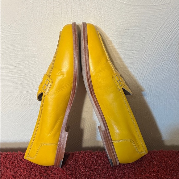J. Crew Ryan Yellow Penny Loafer size 10 - Picture 9 of 17